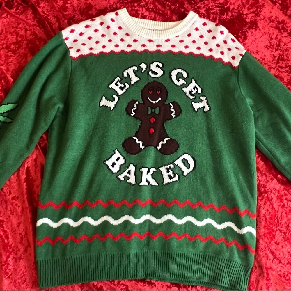 Let’s Get Baked Ugly Christmas Sweater